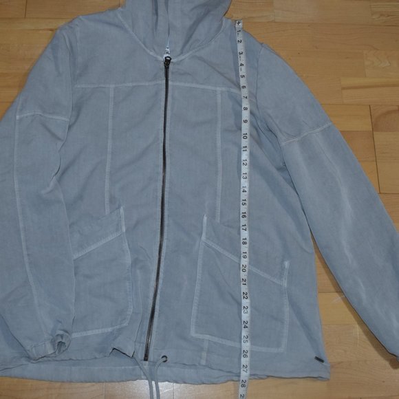 O'NEILL Women's Sz L Full Zip  Gray  Hooded JACKET - Picture 5 of 6